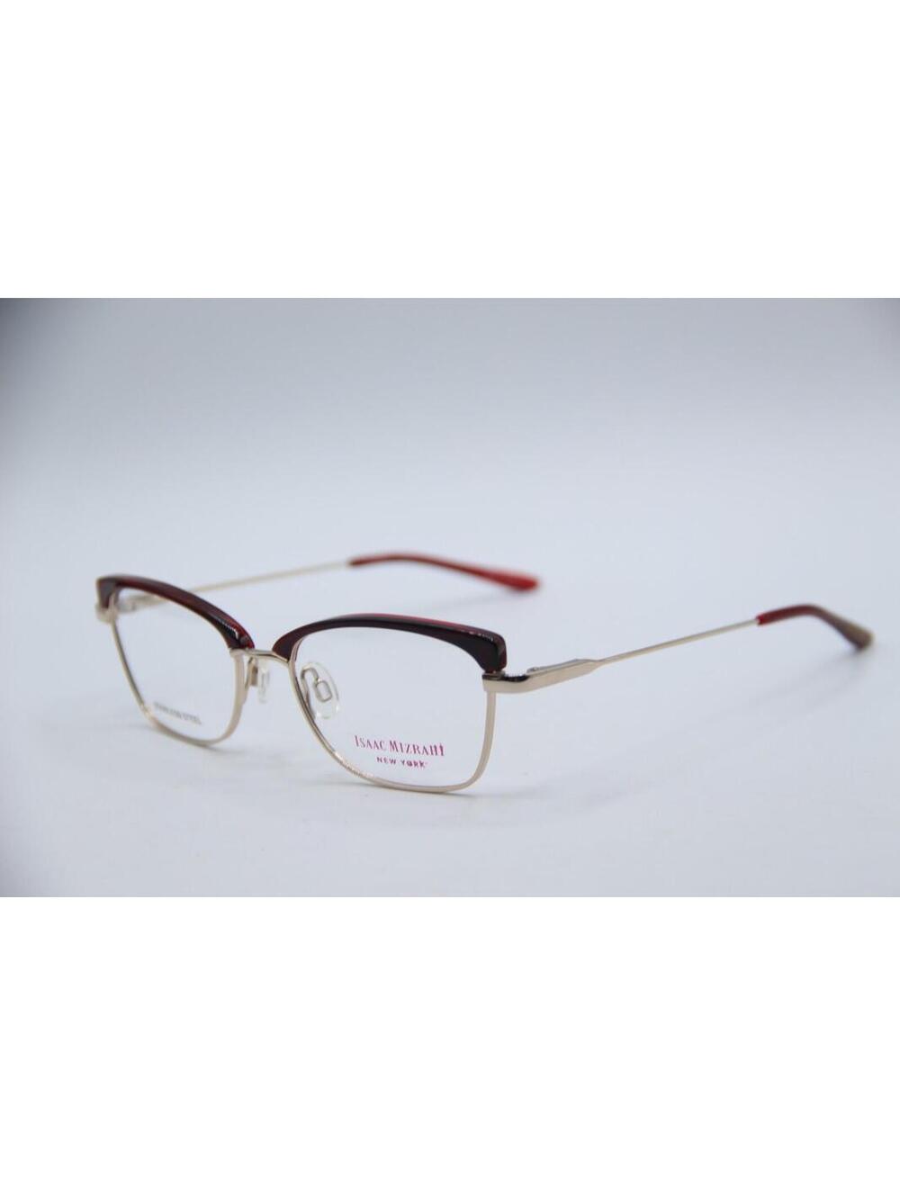 Isaac Mizrahi Im30010 Re Red Gold Authentic Eyeglasses 50-17-135